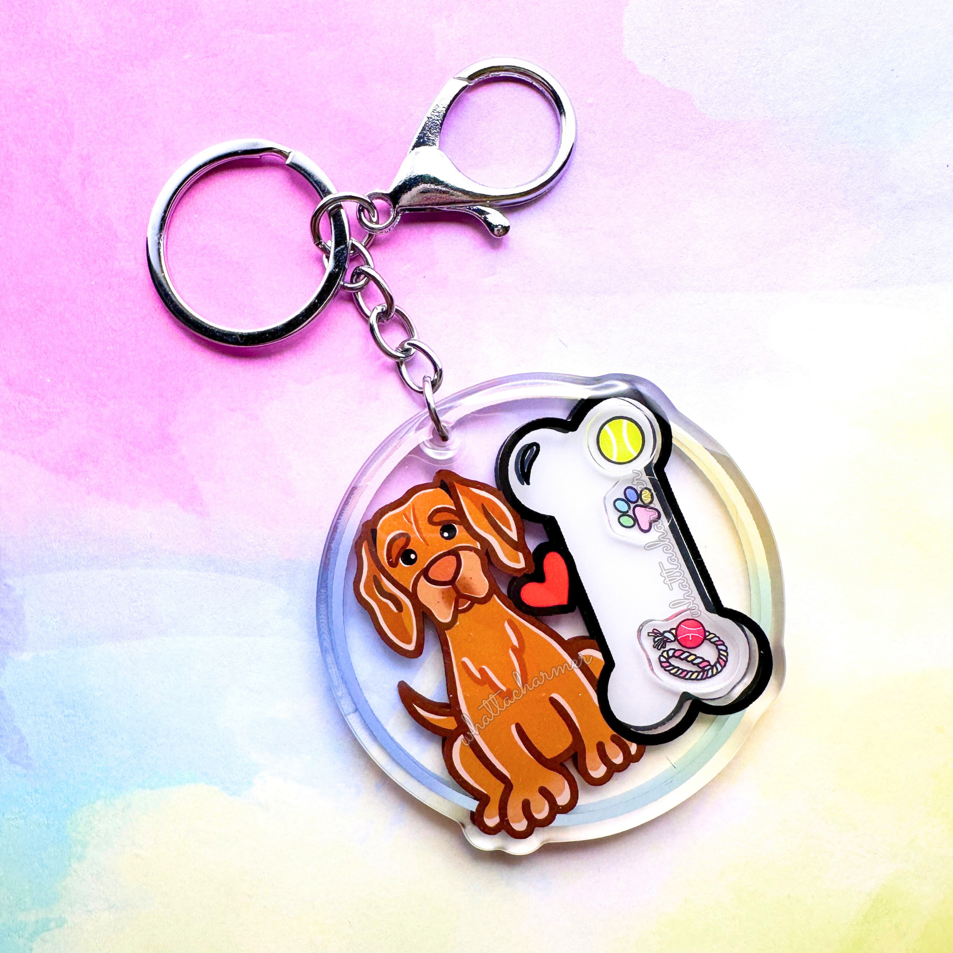 Vizsla Keychain