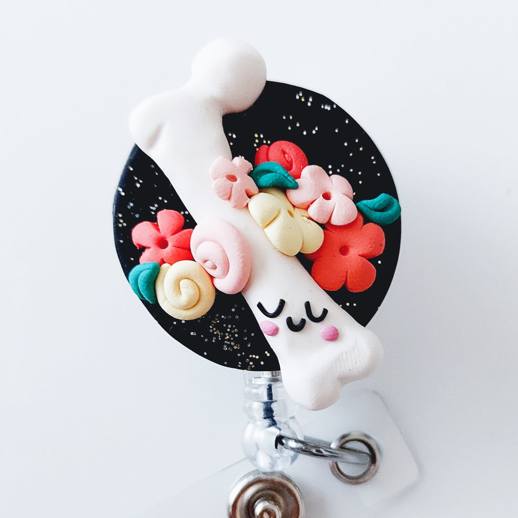 Floral Orthopedics Badge Reel