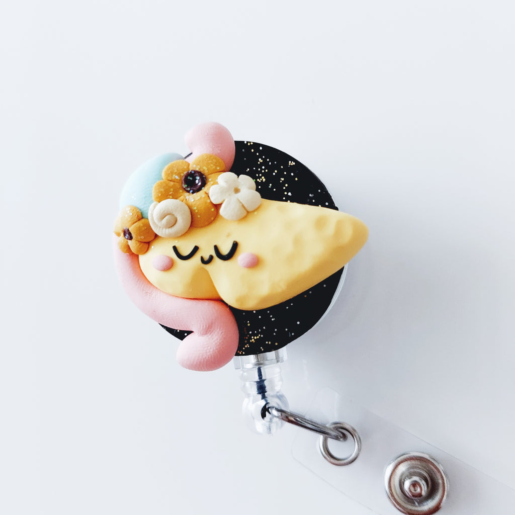 Floral Pancreas Badge Reel