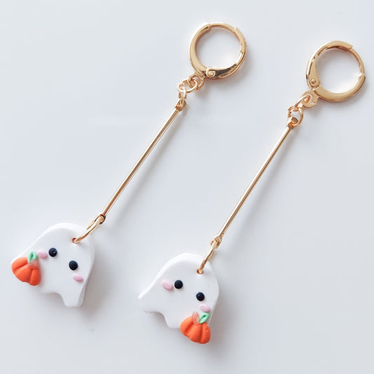 Minimalist Ghostie Dangle Earrings