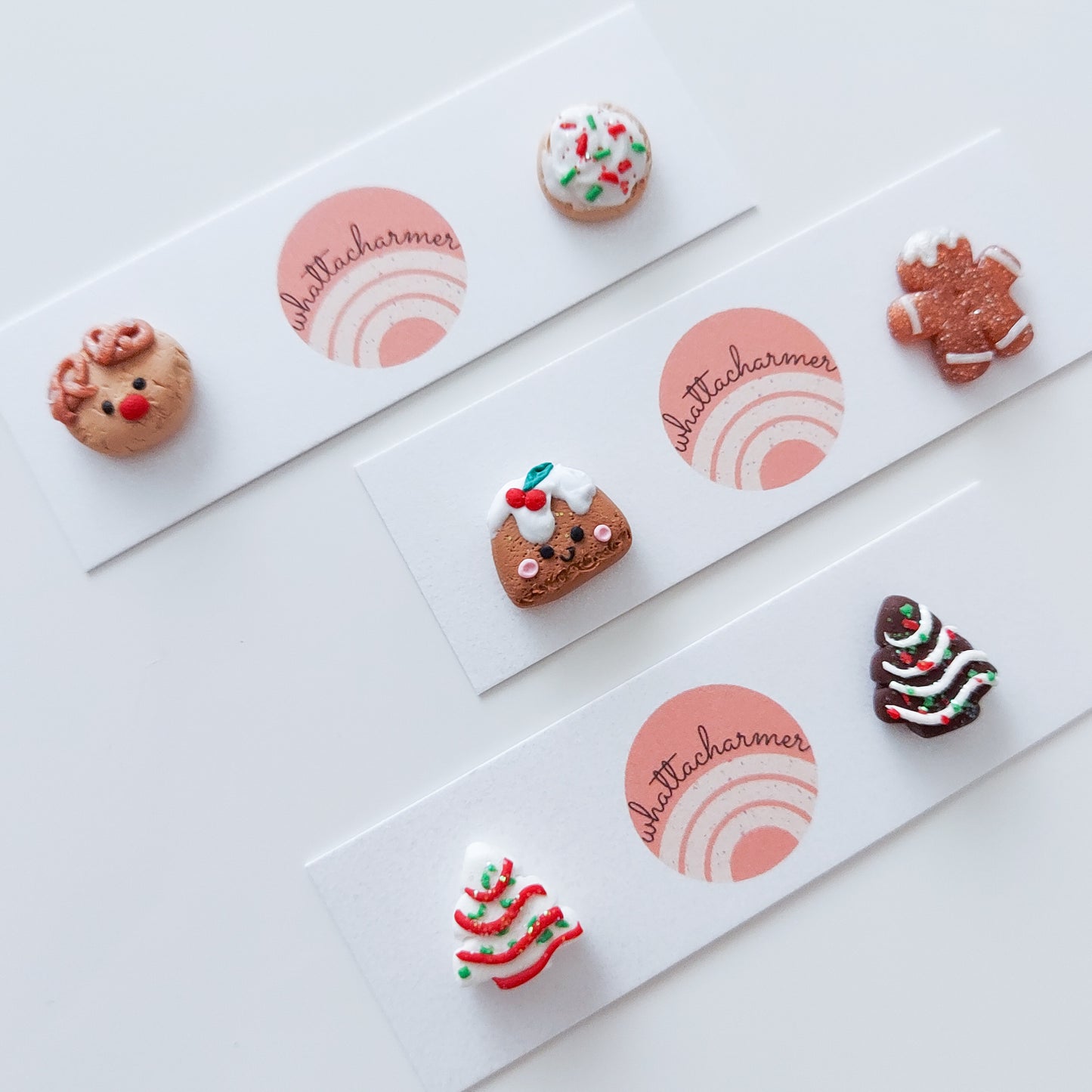 Mix and Match Christmas Dessert Earrings