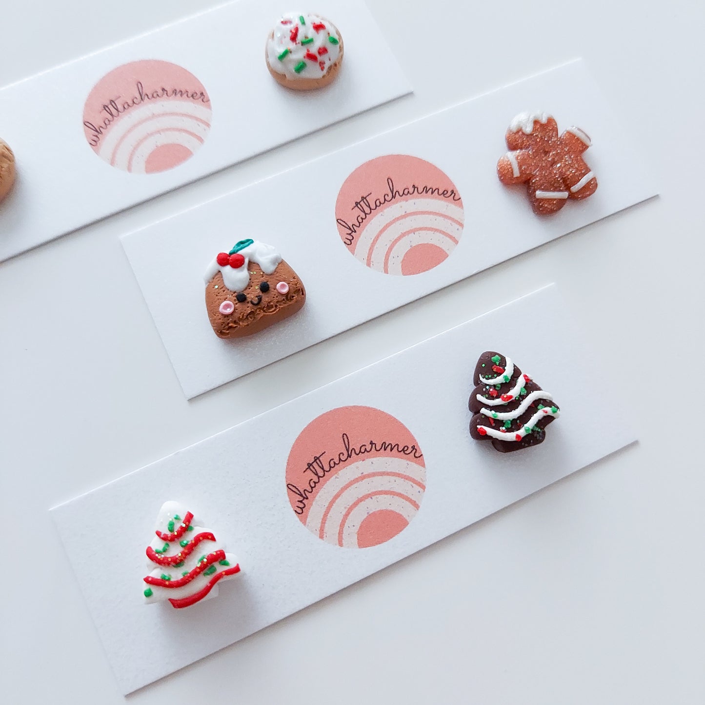 Mix and Match Christmas Dessert Earrings