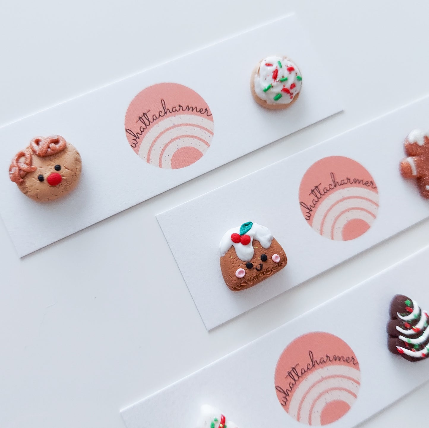 Mix and Match Christmas Dessert Earrings