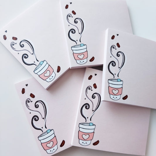 Coffee Obsessed Sticky Notes