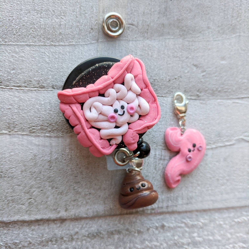 Gastroenterology Intestines Badge Reel
