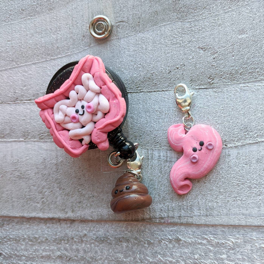 Gastroenterology Intestines Badge Reel