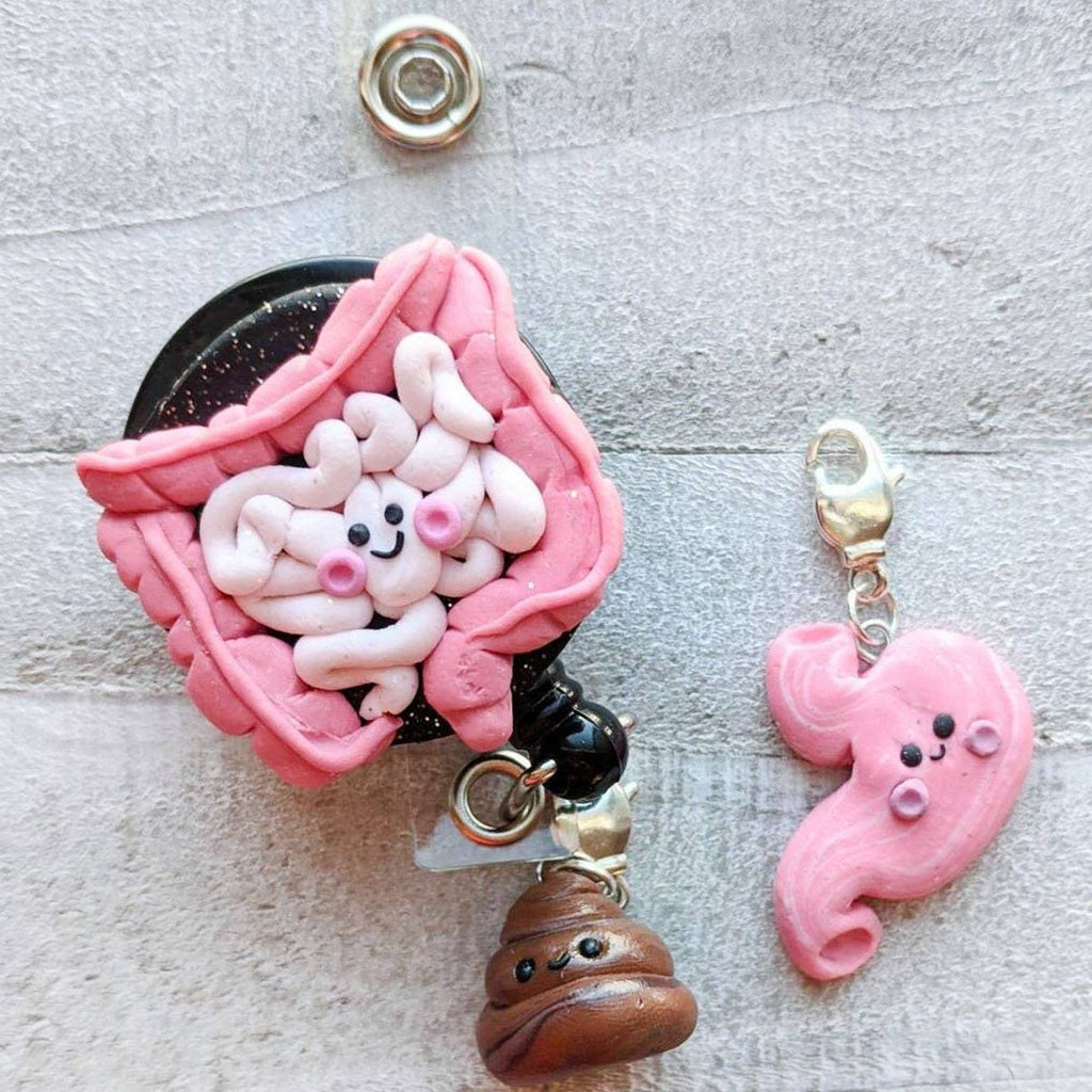 Gastroenterology Intestines Badge Reel