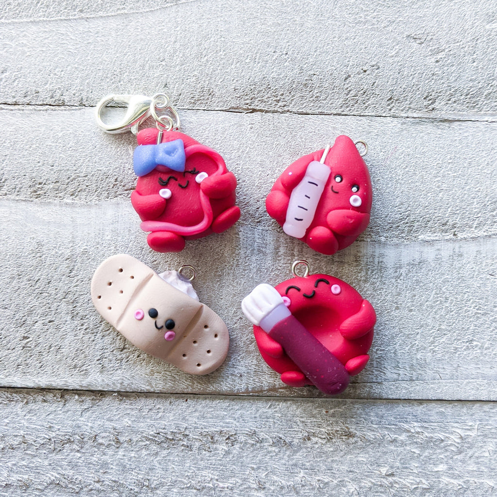 Phlebotomy Charms, Medical Lab Tech Charms