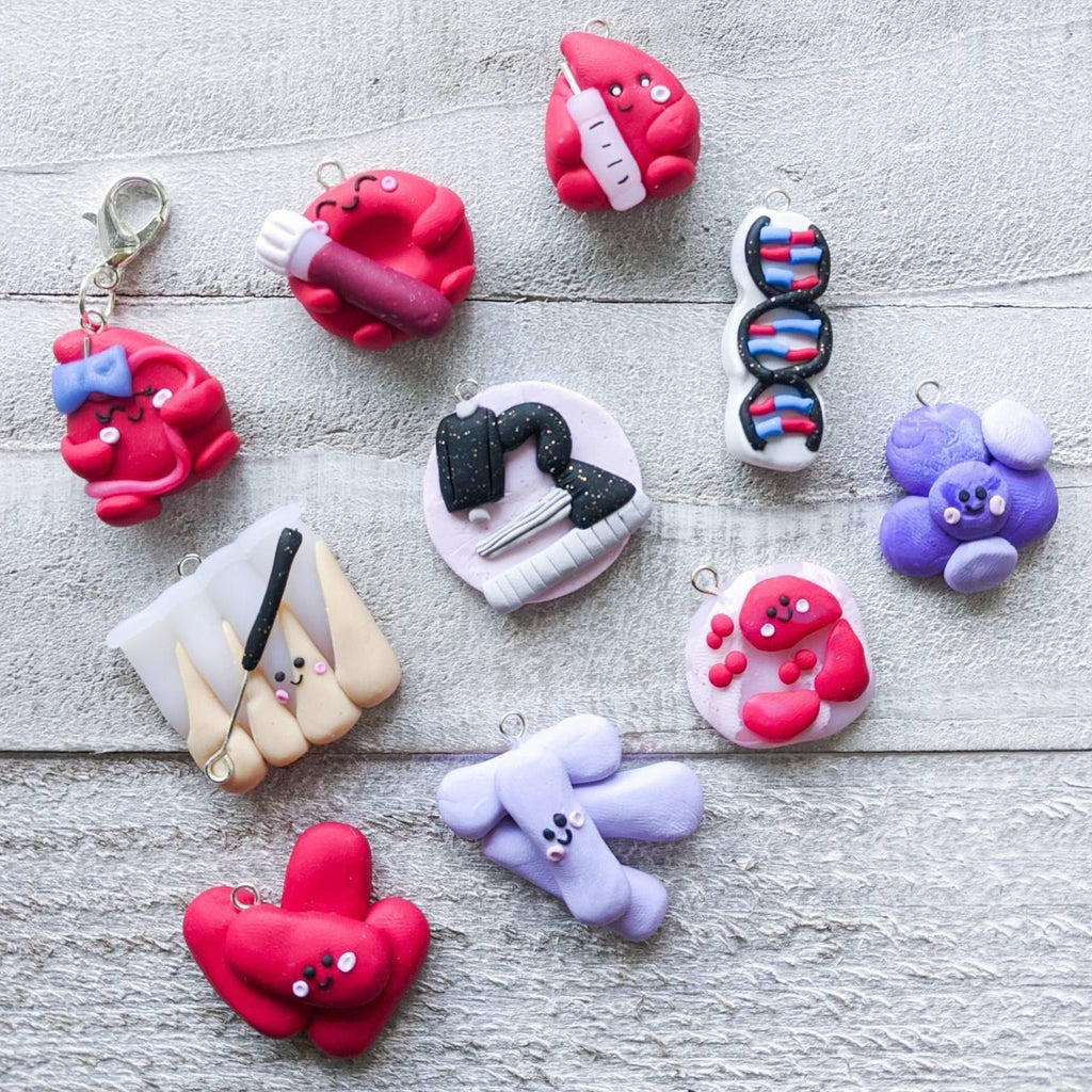 Phlebotomy Charms, Medical Lab Tech Charms