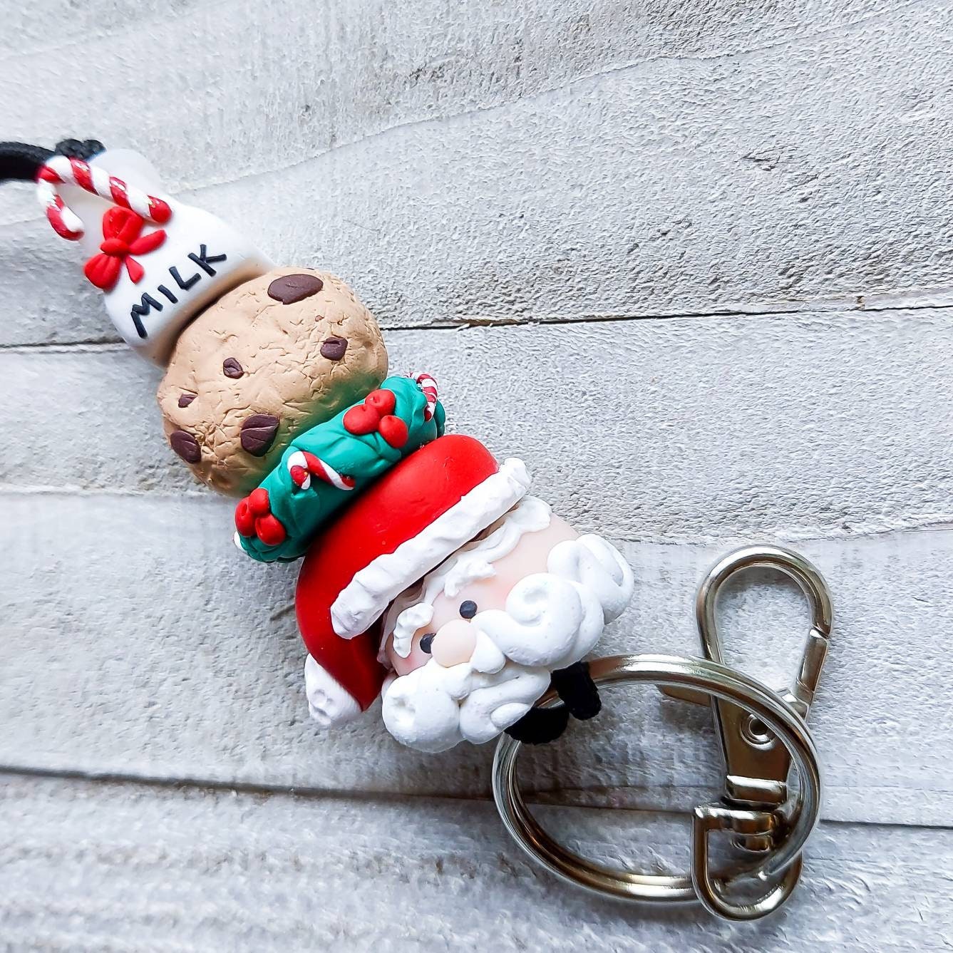 Santa's Milk & Cookies Lanyard