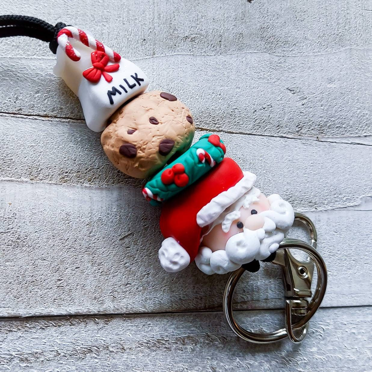 Santa's Milk & Cookies Lanyard