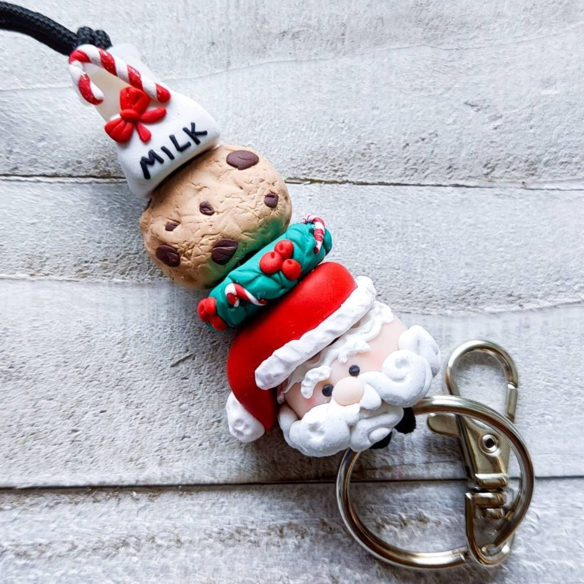 Santa's Milk & Cookies Lanyard