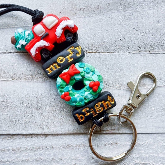 Farmhouse Christmas Lanyard